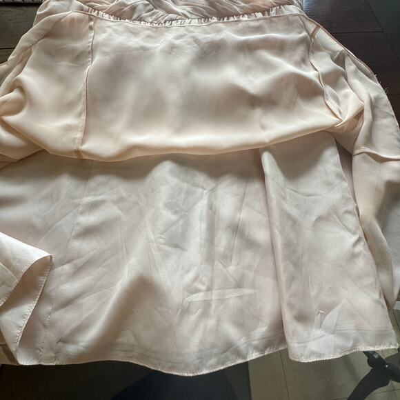 Jenny Yoo Strapless Mini Prom A Line Chaffon Dress Size 4 - Picture 7 of 13